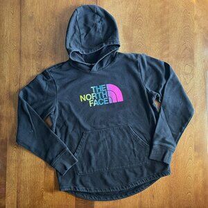 The North Face rainbow logo hoodie 14/16